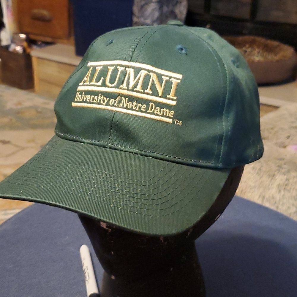 Notre Dame Fighting Irish Alumni Split‎ Bar Snapback Hat vintage The Game USA
